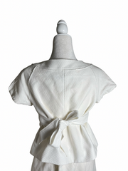 00s| belted hourglass skirt suit | S-M