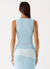 Delani Tank Blue