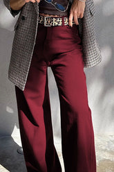 Hazel Blues® | Wide Leg High Waist Fashion Jeans