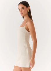 Bailee Mini Dress Oatmeal