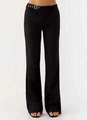 Anaiis Low Rise Pant Black