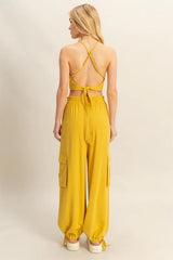 Hazel Blues® | HYFVE Crop Top and Cargo Pants Set