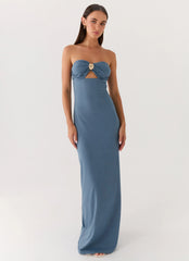 Coast Is Clear Maxi Dress Coastal Blue