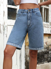Hazel Blues® | High Waist Denim Shorts