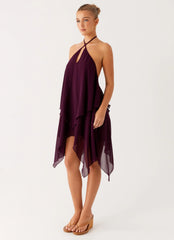 Dalenti Midi Dress Plum