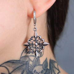 FLEUR-DE-LIS ELEGANCE EARRINGS