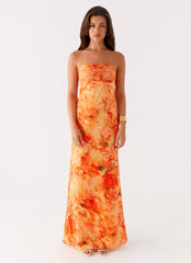 Carmen Maxi Dress Sunset Floral