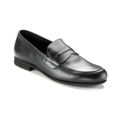 1539 - Black Leather Boy's Dressy Loafer