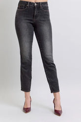 Hazel Blues® | Judy Blue Mid Rise Tummy Control Slim Jeans