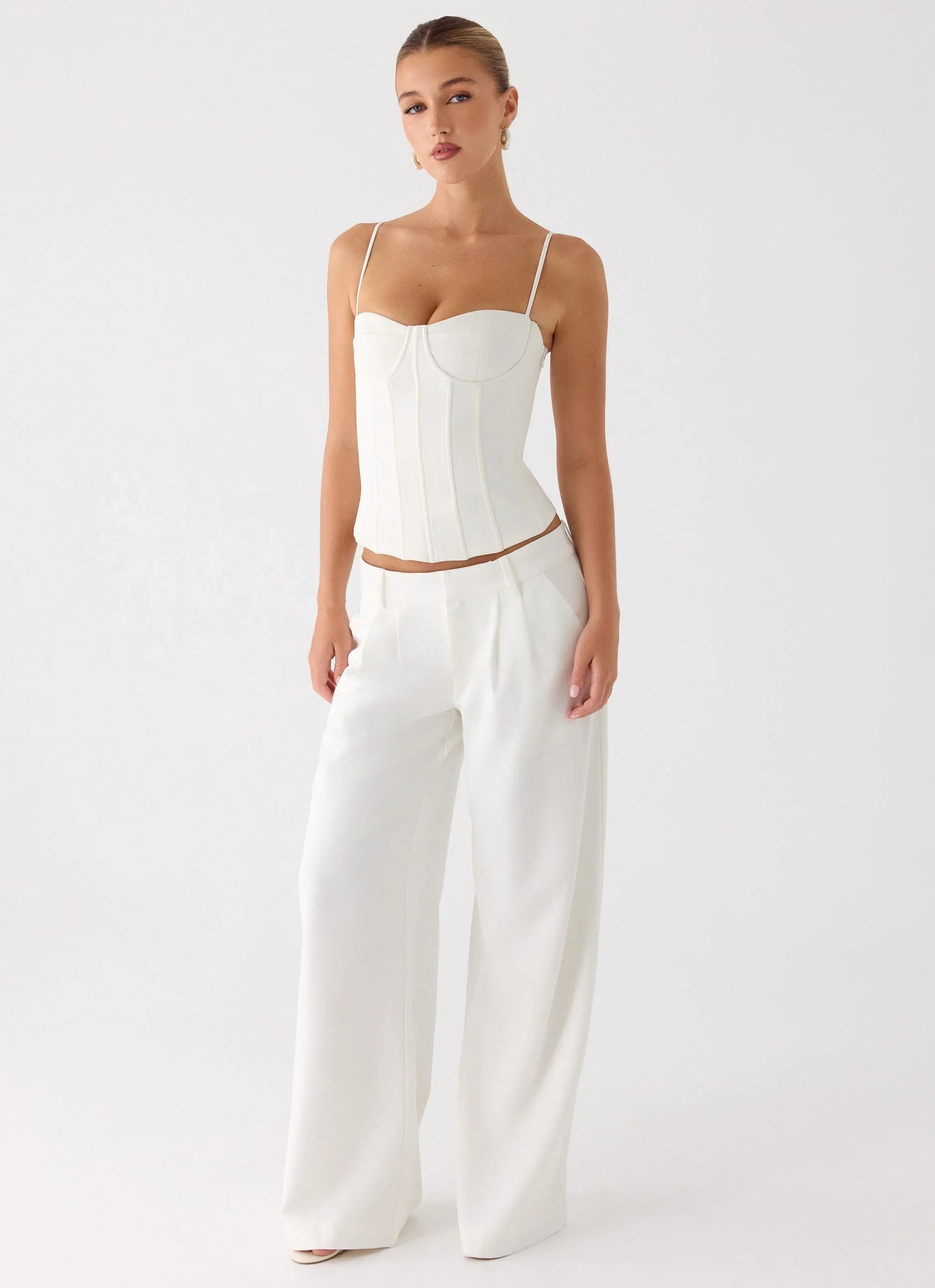 Ania Corset Top Ivory