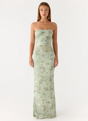 Come Through Maxi Dress Wispy Fern