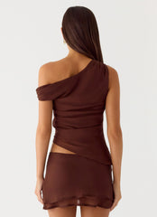 Caleb Mini Skirt Chocolate