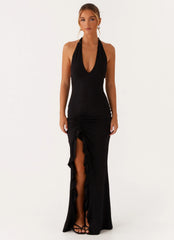 Charmed By You Maxi Dress Black