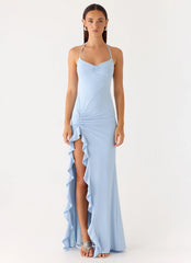 Augusta Maxi Dress Blue
