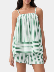 Hazel Blues® | Smocked Square Neck Cami and Shorts Set