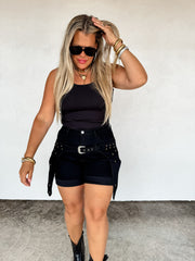 Hazel Blues® | PREORDER- FESTIVAL NIGHTS BUCKLE SHORTS
