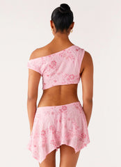 Aletta Sequin Mini Dress Pink