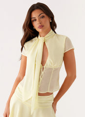 Colby Blouse Lemon
