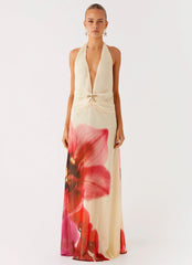 Belivia Maxi Dress Yellow Bloom