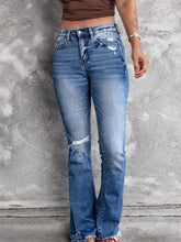 Hazel Blues® | Distressed Flare Jeans