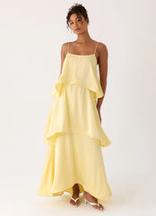 Becka Maxi Dress Yellow