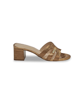 Livia Heeled Mules - Bronze