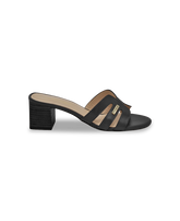 Livia Heeled Mules - Black