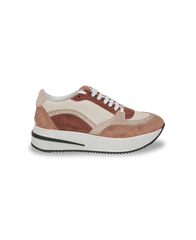 Sofy Lace-Up Sneakers - Rose Multi