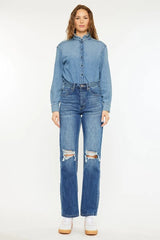 Hazel Blues® | Kancan Ultra High Rise 90's Boyfriend Jeans