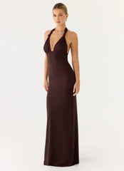All I Need Maxi Dress Chocolate
