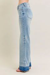 Hazel Blues® | Judy Blue Mr Release Hem Wide Leg Jeans