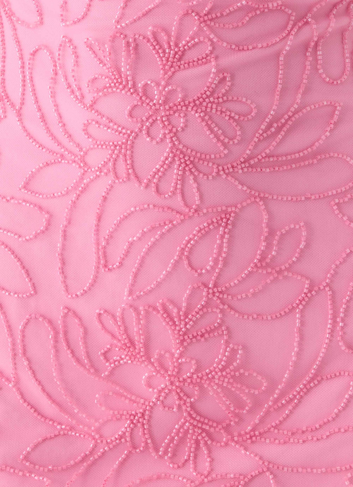 Dangerous Kind Beaded Mini Dress Pink