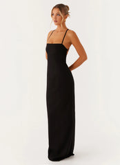 Cora Backless Maxi Dress Black