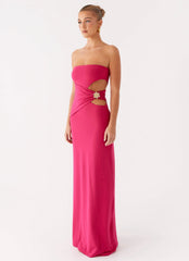 Anetta Maxi Dress Fuchsia