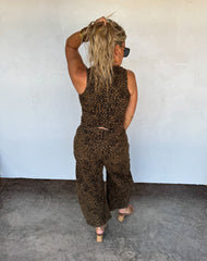 Hazel Blues® | PREORDER- BEX CHEETAH BARREL JEANS