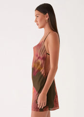 Amarae Mini Dress Jungle Grove