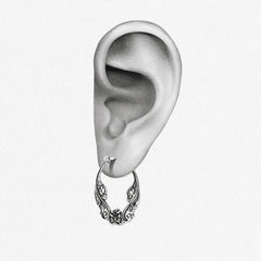 FLORAL SCROLL EARRINGS
