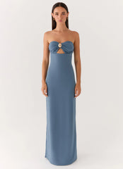 Coast Is Clear Maxi Dress Coastal Blue