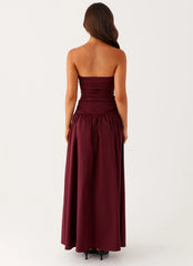 Carmel Maxi Dress Mulberry