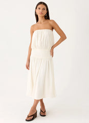 Calanthe Midi Dress Ivory