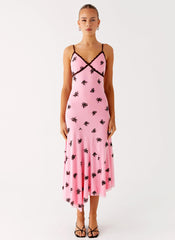 Amelia Midi Dress Pink
