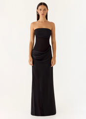 Champagne Skies Maxi Dress Black