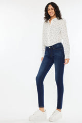 Hazel Blues® | Kancan Mid Rise Super Skinny Jeans