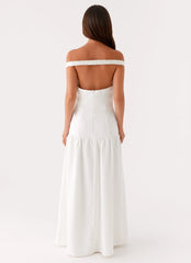 Basel Maxi Dress White