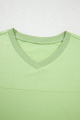 Hazel Blues® | Loose V Neck Half Sleeve Tee and Drawstring Shorts