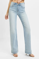 Hazel Blues® | RISEN High Rise Straight Jeans