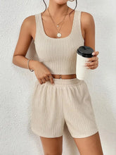 Hazel Blues® | Scoop Neck Top and Shorts Set