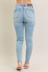 Hazel Blues® | Judy Blue Mr Tummy Control Vintage Wash Skinny Jeans