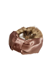60s avant-garde pillbox hat | one size