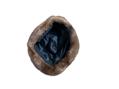 60s mink ski cap | size S